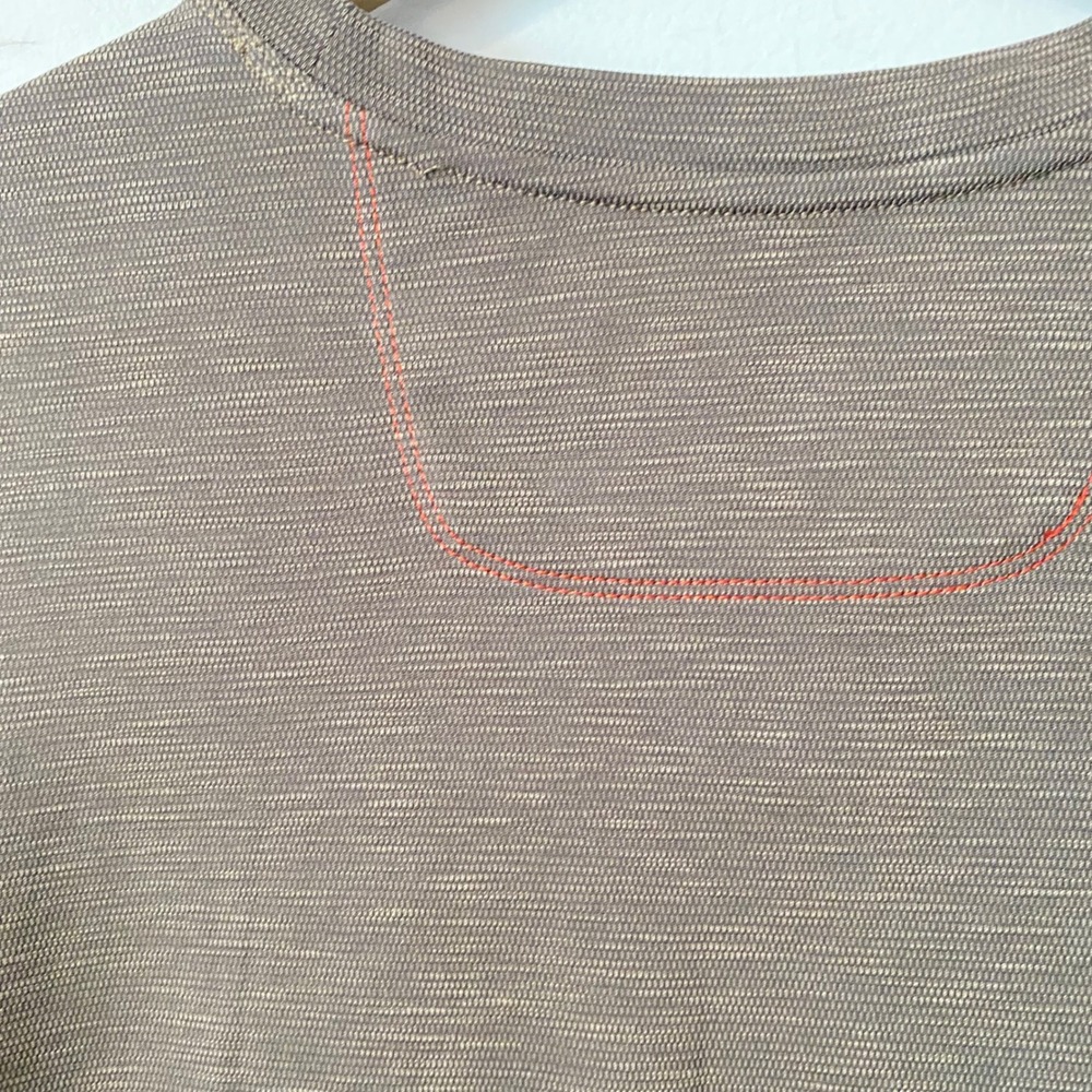 Tommy Bahama Mens XL Brown Tencel Blend Slub Crew Neck T-Shirt Lightweight - Picture 5 of 7